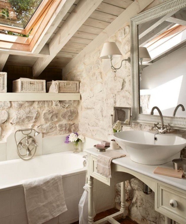 Sogniamo con un bagno shabby chic interior design low cost for Sognare asciugamani